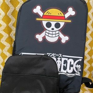 One Piece Anime Backpack and Lunchbox/bag for back to school laptop work travel